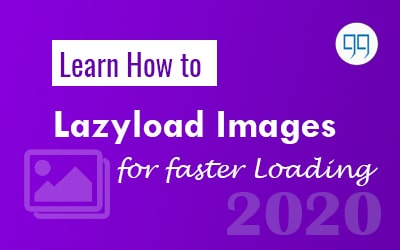 how to lazyload images for faster loading